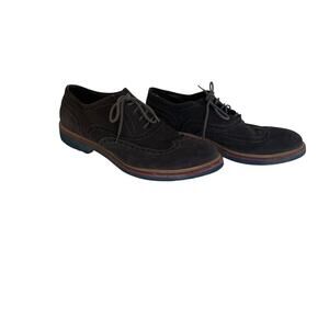 To Boot New York Men’s Size 10 Brogue Oxford Shoes Gray Suede Made in Italy